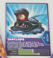 Tarclops character card