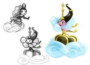 Concept designs of Queen Cumulus