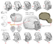 Mini Portal concept art by Roland Mechael