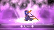 Spyro entrando al portal