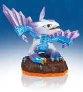 An early version of Flashwing's design in toy form as seen in the Skylanders: Giants E3 trailer