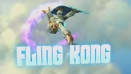 Figurine Skylanders Trap Team Fling Kong, D'occasion, Fonctionnelle
