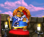 The Capybara King on his throne