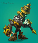 Skylanders: Ring of Heroes concept art of Rubble Rouser's Awakened form by Luckymaster