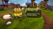 Chompy Pod's enemy intro at Perilous Pastures in Skylanders: Spyro's Adventure (Wii)