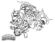 185px-Air Skylanders.jpg (361 KB) The Air Skylanders in Skylanders: Spyro's Adventure (Warnado, Sonic Boom, Whirlwind, Lightning Rod) by I-Wei Huang