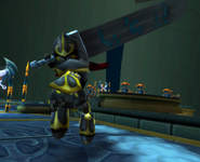 Arkeyan Duelist attacking