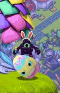 Rocky Egg Roll's idle and poke animation in Skylanders: Lost Islands