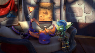 S1E1 Spyro Stealth Elf Spyro's Room