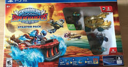 Skylanders Superchargers PS4 Starter Pack w/ GOLDEN HOT STREAK Variant NEW  RARE