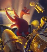 Skylanders: Battlecast Rummage card art by Jeff Bellio