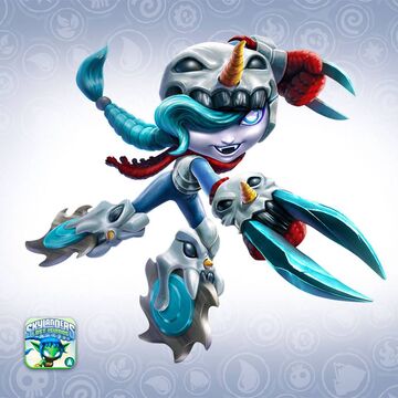 Skylanders Trap team Swap force character: Roller Brawl Undead