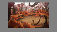 Concept art of Falling Forest by Martin Bailey.[1]