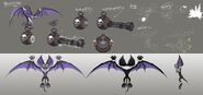 Concept art of an Undead bat Skylander named "BatGatling"[1]