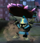 Inhuman Shield with the knight visible behind the shield.