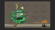 Flynn's Ship concept by Soosa Kim