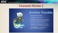 One of Rip Tide's other concept incarnations: Bubble Trouble