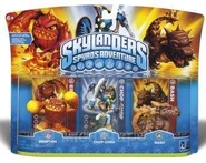 Bash serie 1 en triple paquete junto con Eruptor serie 1 y Chop Chop serie 1