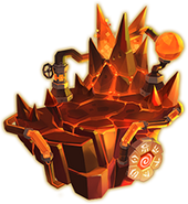 Infernal Volcano version 1 art