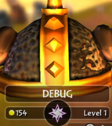 Debug Minion wearing a hat