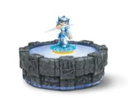 Figura de Chill en el portal de poder