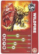 Wildfire's card