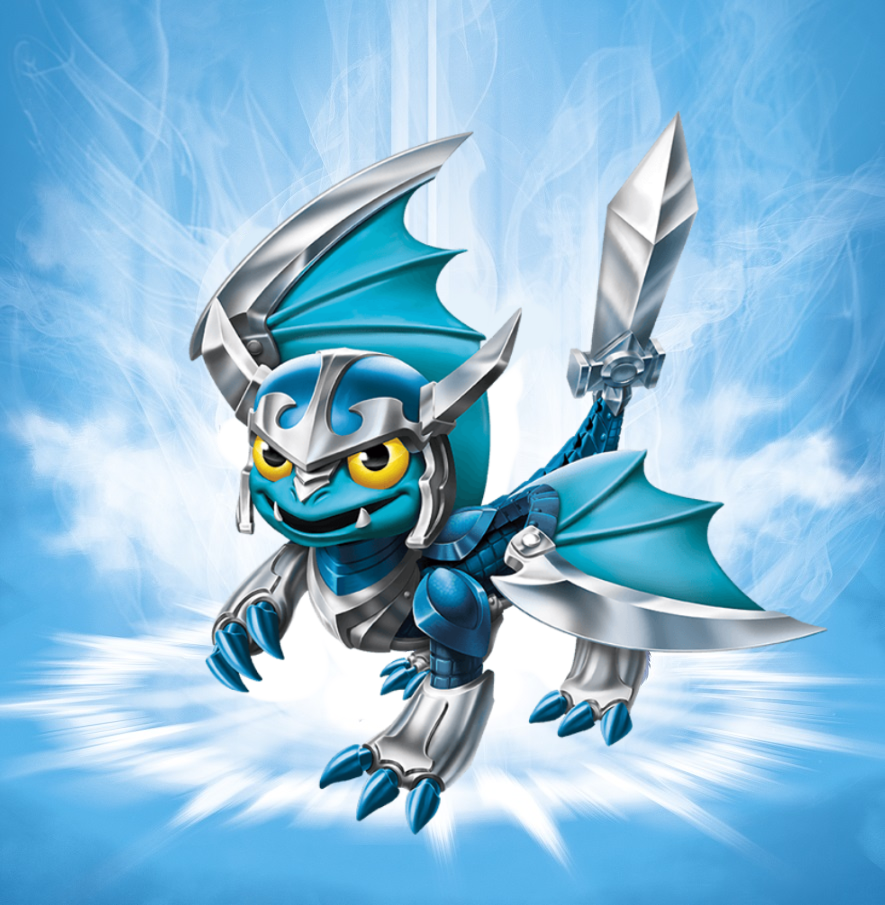 Blades is a blue dragon knight who is one of the Air Skylanders in Skylande...