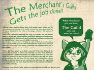 Merchant Guild recruiting poster by Dodgson.