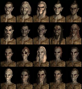 Dark Elf race face compilation.