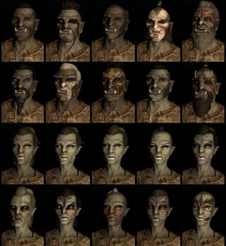 Orc race face compilation.