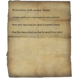 Writ of Sealing for Jyrik