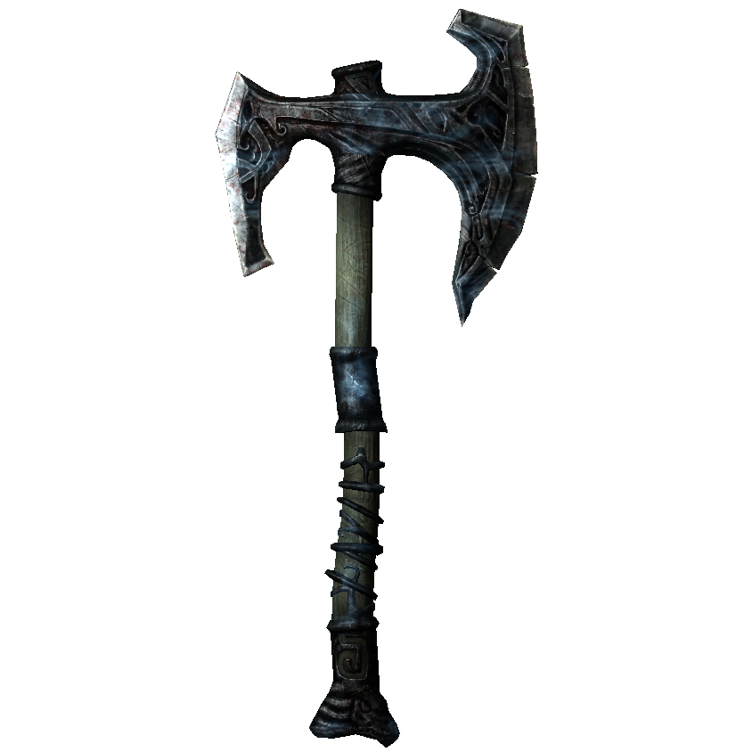 Ancient Nord War Axe of Frost Skyrim Wiki