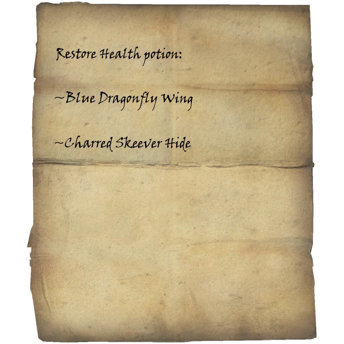 Restore Health Potion Recipe - Skyrim Wiki