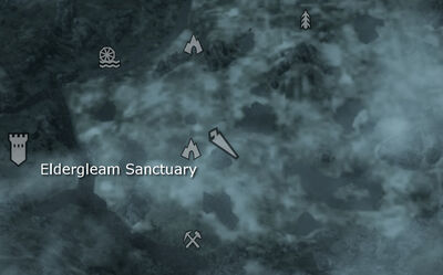 Eldergleam Sanctuary Skyrim Map A Tragedy In Black - Skyrim Wiki