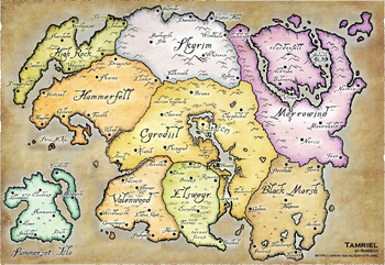 Map Tamriel