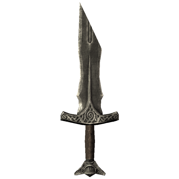 skyrim broken iron sword handle