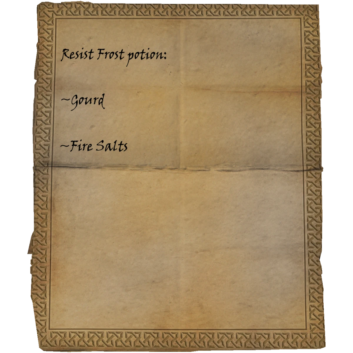 Resist Frost Potion Recipe Skyrim Wiki