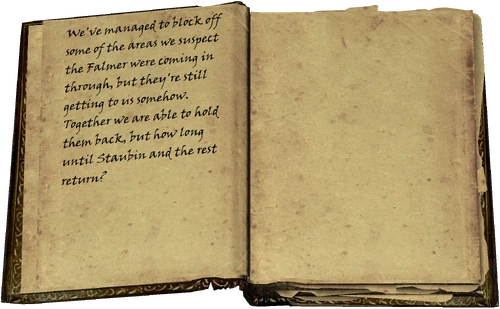 We've managed to block off some of the areas we suspect the Falmer were coming in through, but they're still getting to us somehow. Together we are able to hold them back, but how long until Staubin and the rest return?
