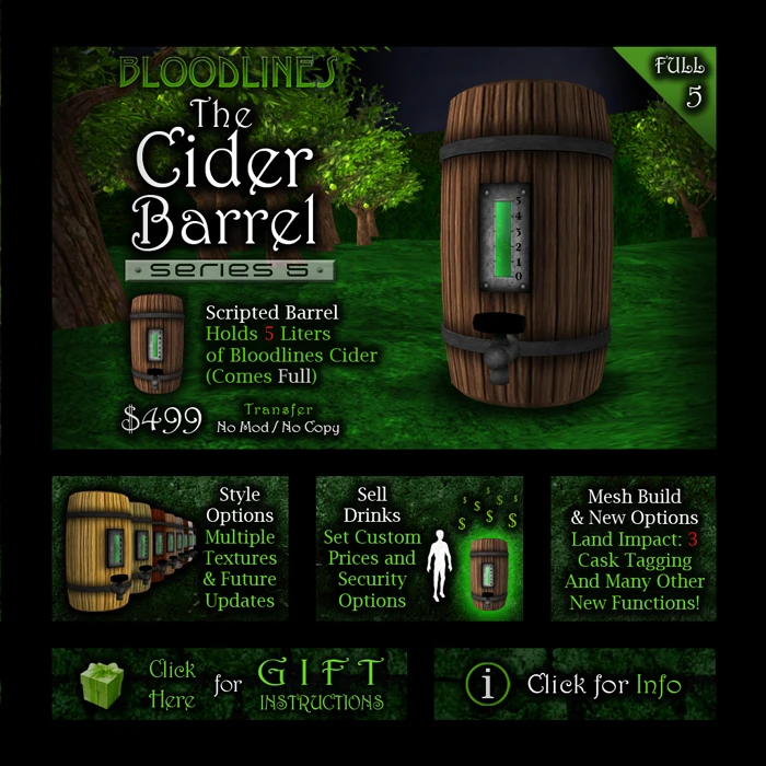 The Cider Barrel SL Bloodlines Wiki Fandom