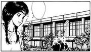 Haruko sees Sakuragi and his friends