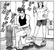 Sakuragi learning how to dribble