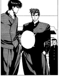 Hanamichi meets Rukawa for the first time