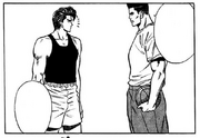 Takenori will teach Hanamichi the technique of rebound