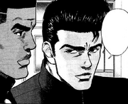 An excited Aota informs Takenori about recruiting Sakuragi