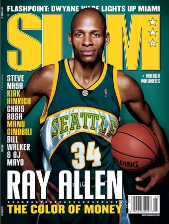 ray allen slam t shirt