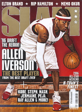 Slam Magazine 96, 107, 125 (Allen Iverson covers)
