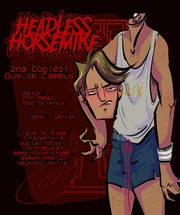 Official Headless Horsemike reference from the Slasher U website