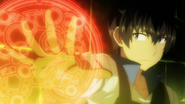 Michio using Fire Magic