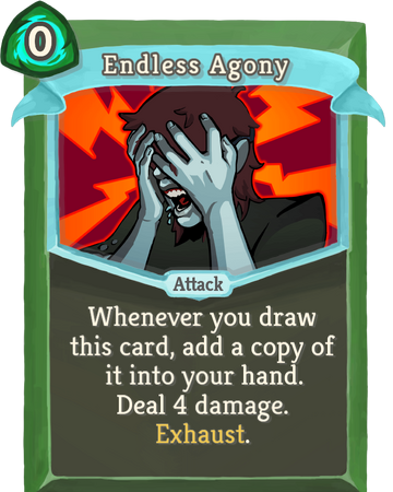 Endless Agony Slay The Spire Wiki Fandom