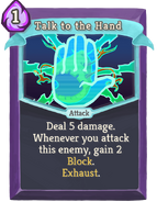 Shelled Parasite as seen in the Talk to the Hand card art